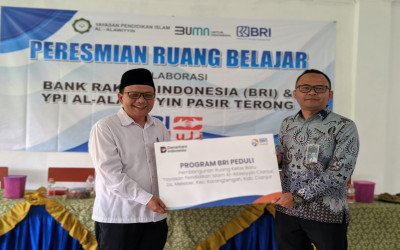 Sinergi Majukan Pendidikan, YPI Al-Alawiyyin dan BRI Cabang Cianjur Resmikan Ruang Kelas Baru di Lingkungan MI dan MTs Ats-Tsuur